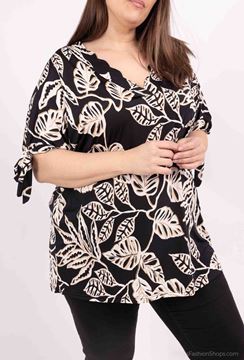Picture of CURVY GIRL PRINTED TOP